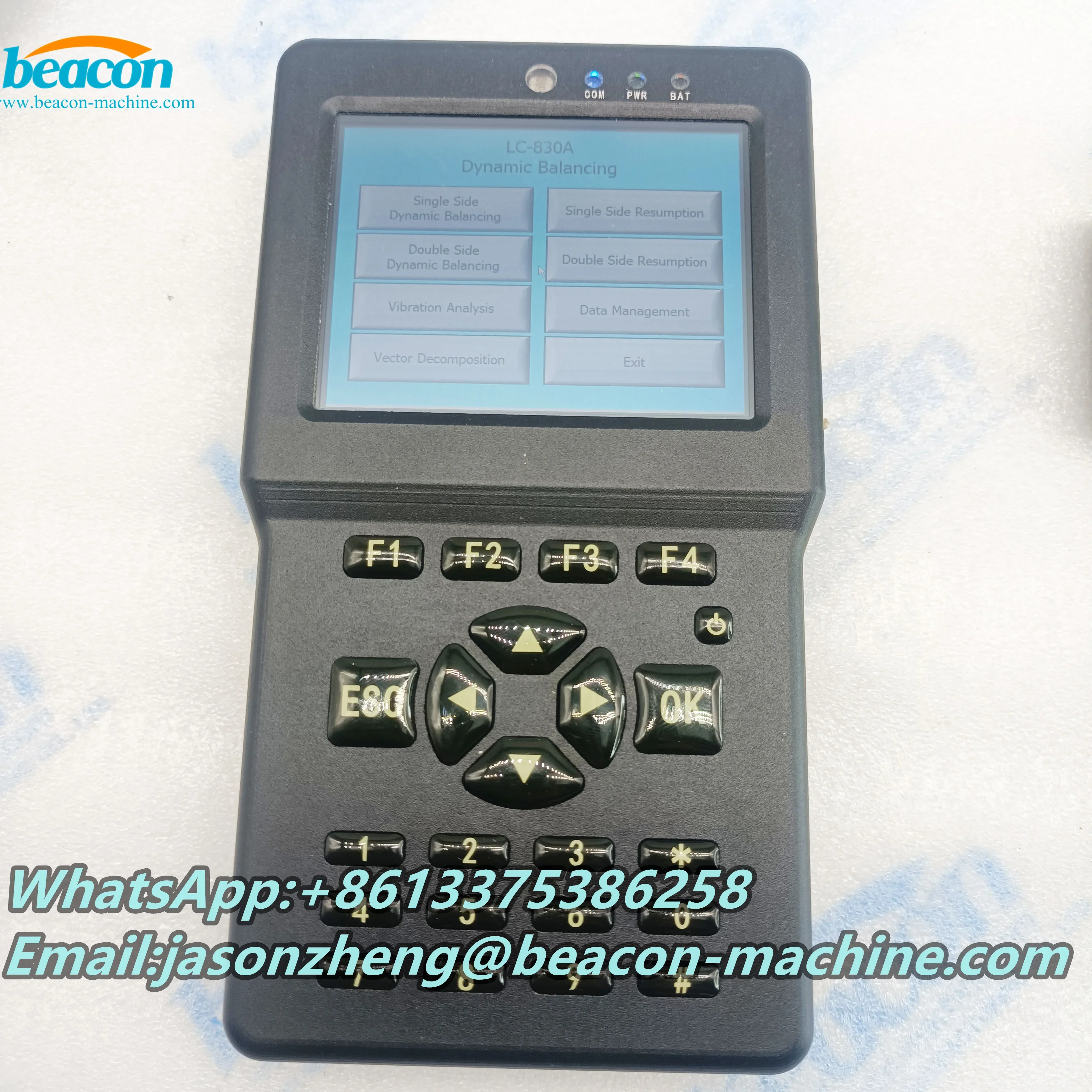 Beacon LC-830A Portable On-site Analyze Vibration Dynamic Balancing Machine 5