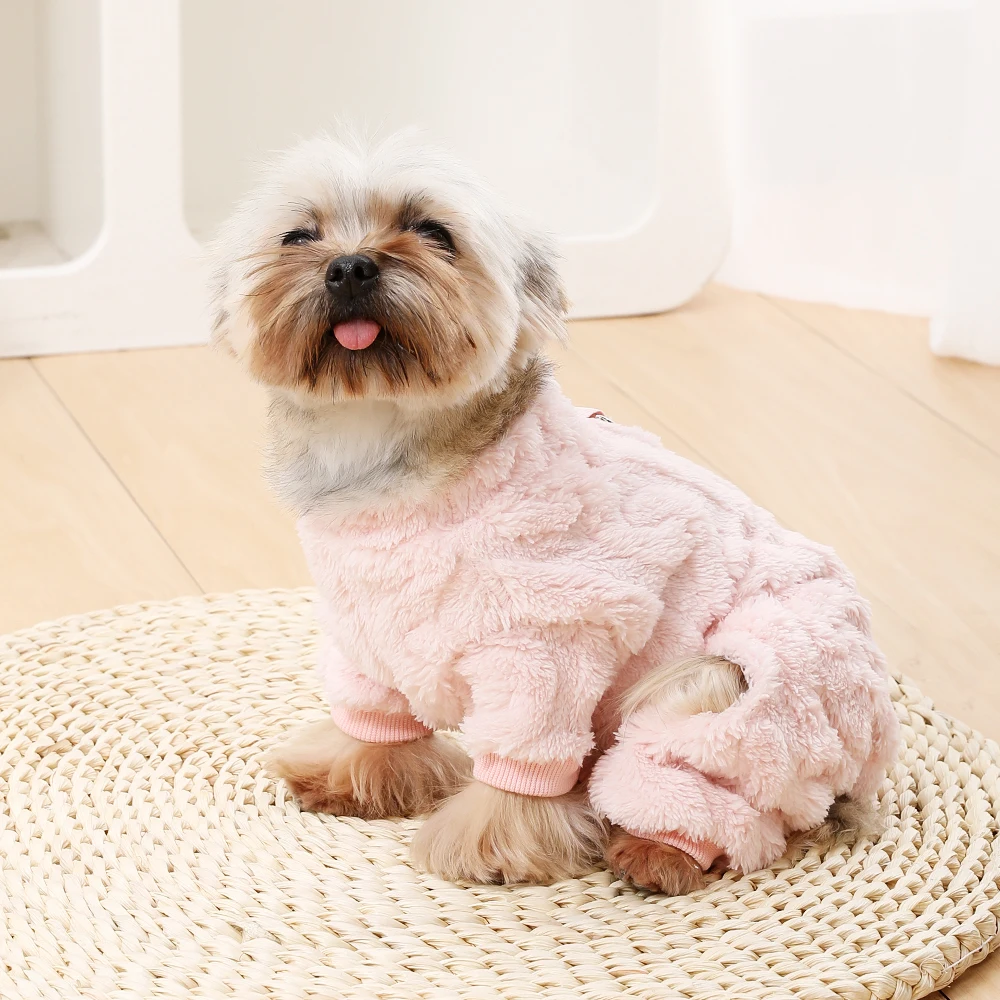 Cozy Fleece Pet Jumpsuit 5