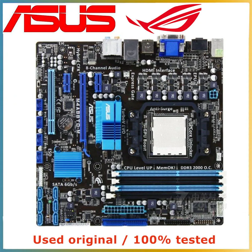 

Материнская плата для ASUS M4A88TD-M компьютера AM3 DDR3 32G для AMD 880G настольная материнская плата USB2.0 SATA II