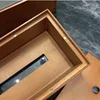 European Style Aristocratic Tissue Box,Solid Wood and Leather Tissue Case, Pull-out Canister for Home Decoration 4