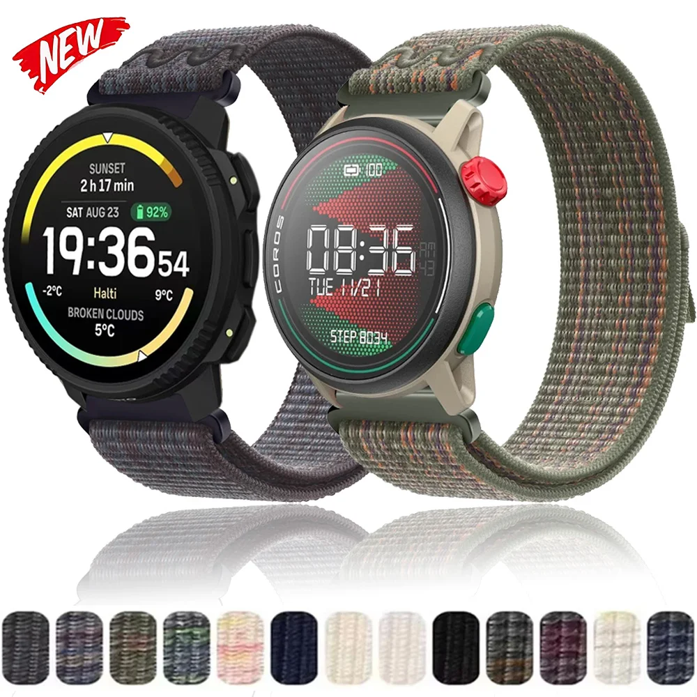 Breathable Nylon Loop Watch Strap - 22mm/20mm