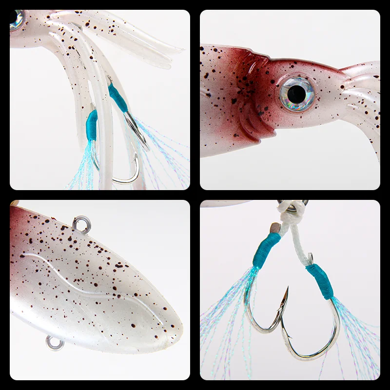 Octopus Squid Skirt Saltwater Bait 4