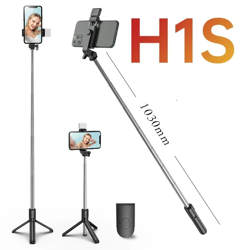 Selfie Stick Foldable Mini Tripod with Fill Light Bluetooth Remote Shutter Retractable Rod for Huawei Xiaomi iPhone Cell Phone sports camera selfie stick,selfie stick tripod,cell phone selfie stick,smartphone selfie stick,selfie stick,phone selfie tripod