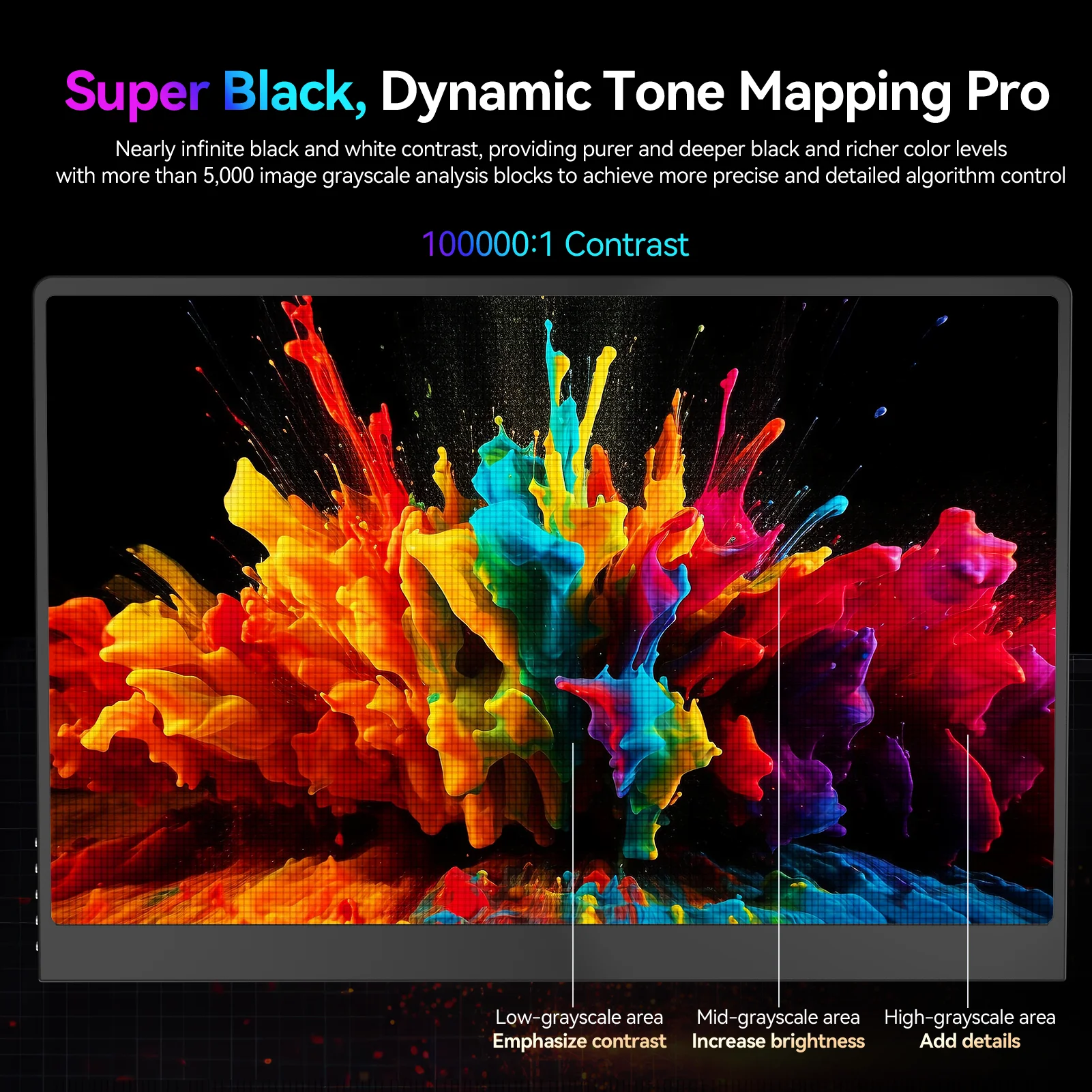 UPERFECT 3K OLED ポータブル ノートパソコン ディスプレイ 16インチ