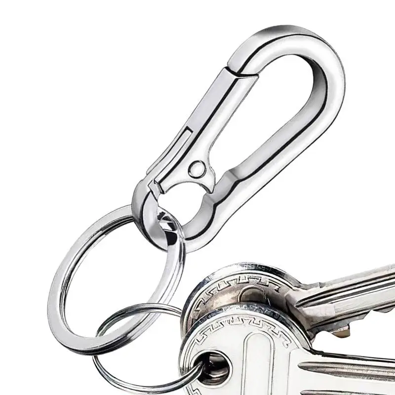 Anti-Lost Car Keychain Zinc Alloy Auto Key Chain KeyRing Gourd Buckle Carabiner Keychain Car Key Ring Hanging Buckle For Auto