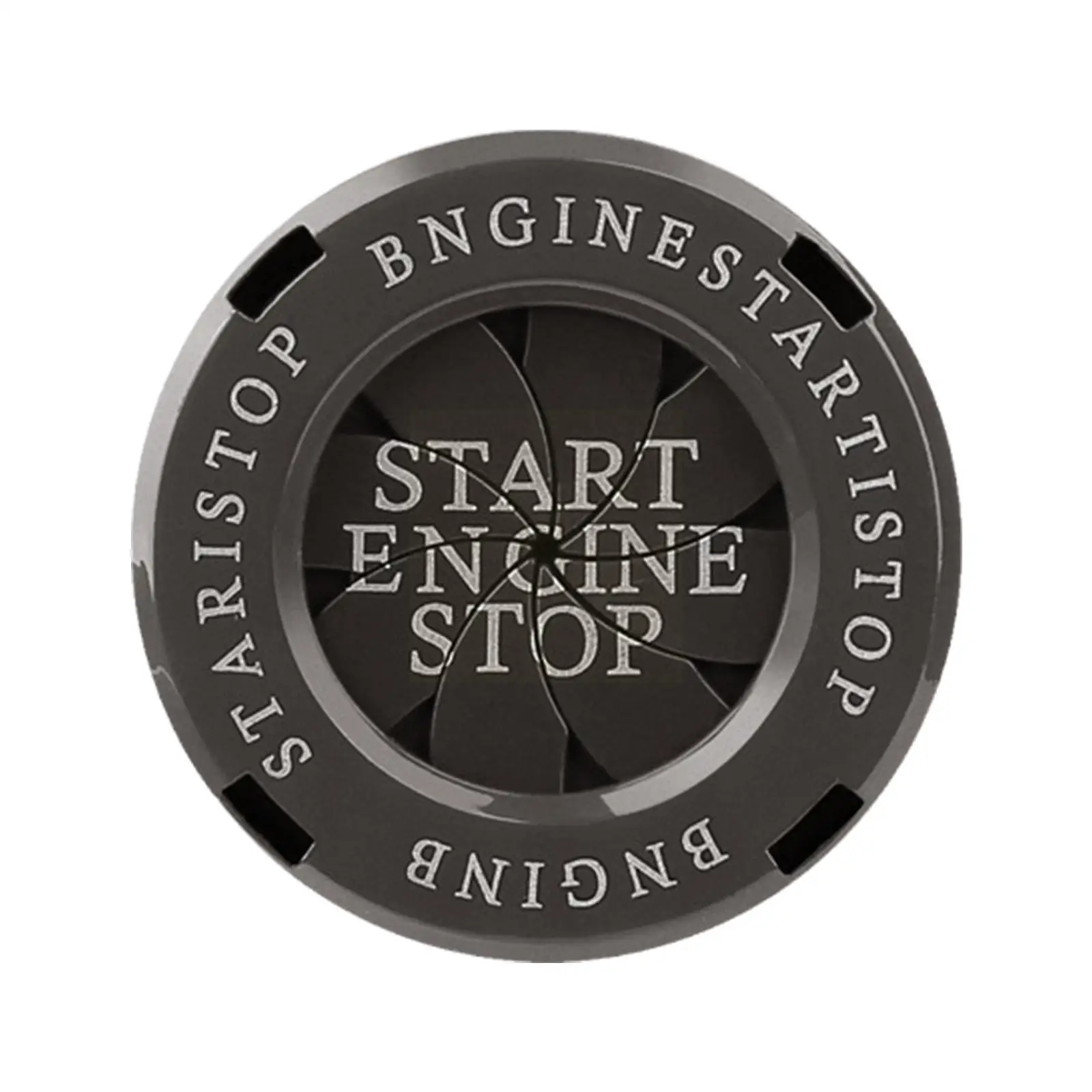 

Car Moto Engine Start Stop Button Cover Ignition Switch Decor Interior Decoration Protection Rotatable Sticker type W6V4