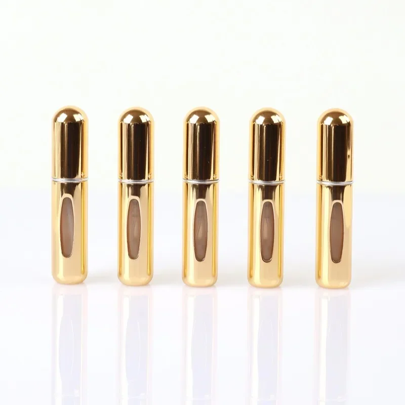 Portable Refillable Perfume Bottle Set - 5ml Travel Spray Containers (5pcs)