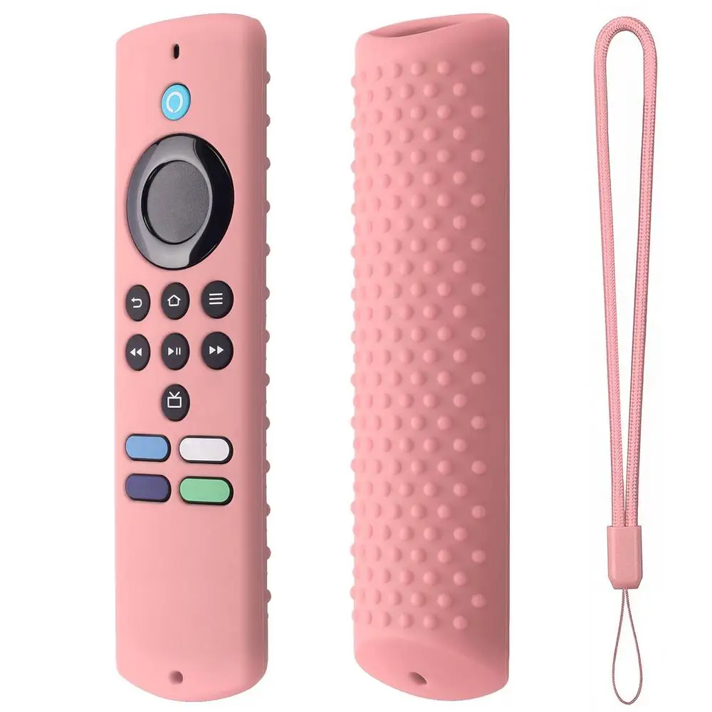 Coque Silicone Antidérapante Pour Télécommande Fire TV Stick 4K - Léger, Coloris Blanc, Rouge, Noir, Bleu - 6