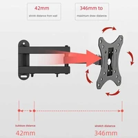Adjustable TV Mounts Wall Mount Bracket Supports 10"-26" LED/LCD TVS,Holds Up to 15kg, VESA 100*100, Home Office Use TV Stand - Image 5