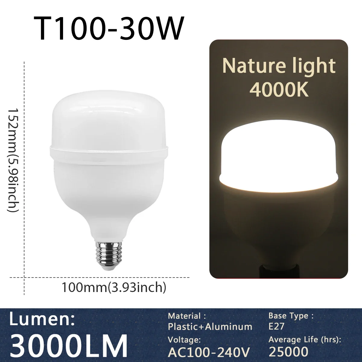 2-5 個 LED ビッグ電球 E27 50 ワット 40 ワット 30 ワット 100 ボルトウォームホワイト 3000 18K グローブボール電球ランパーダ LED ランプペンダントランプ家の装飾 2-5 個 LED ビッグ電球 E27 50 ワット 40 ワット 30 ワット 100 ボルト