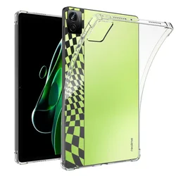 Premium Silicone TPU Anti-Drop Tablet Case - Transparent, Soft, Shock-Absorbent for Realme Pad 10.4