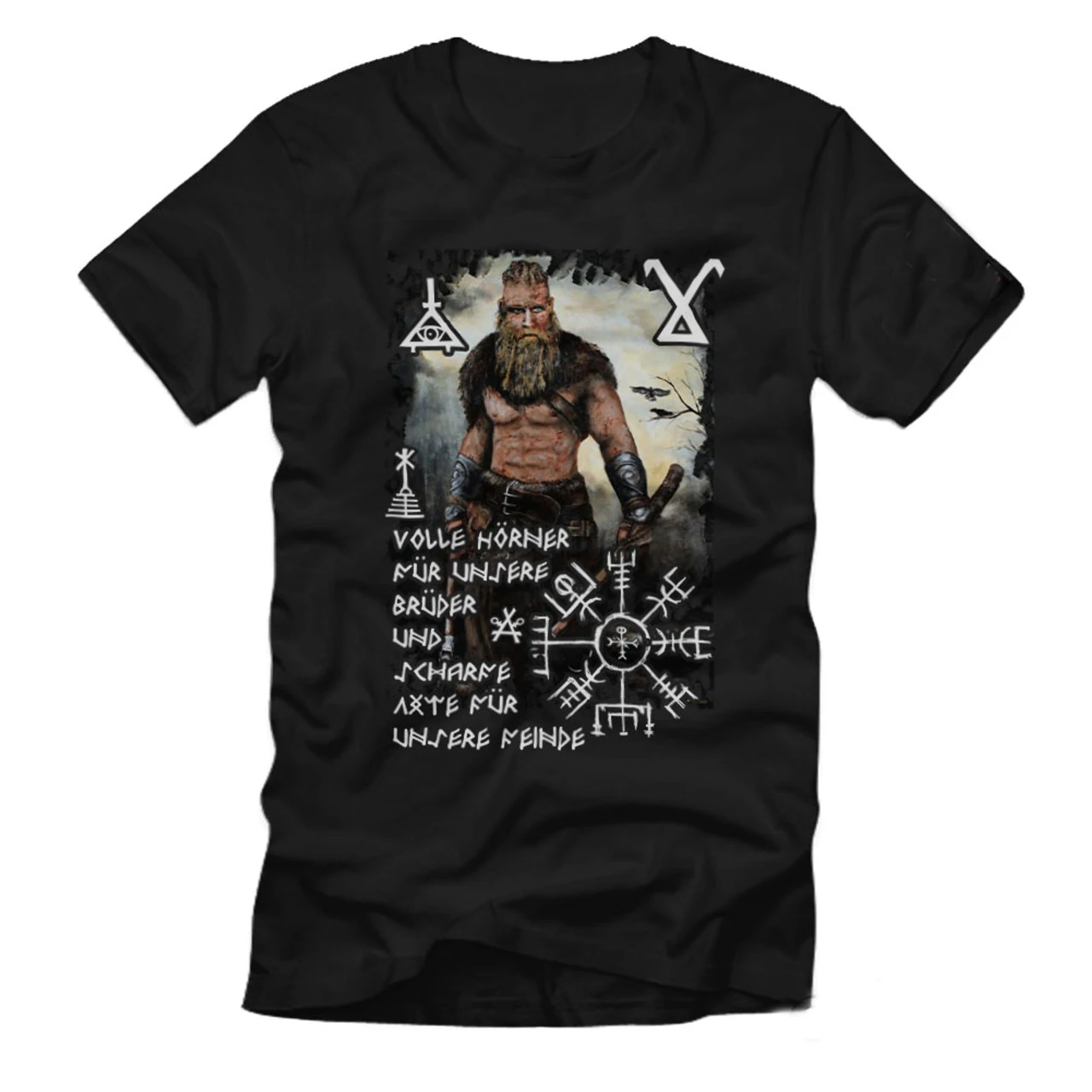 

Norse Vegvisir Rune Nordic Warrior Inscriptions T-Shirt. Summer Cotton Short Sleeve O-Neck Mens T Shirt New S-3XL