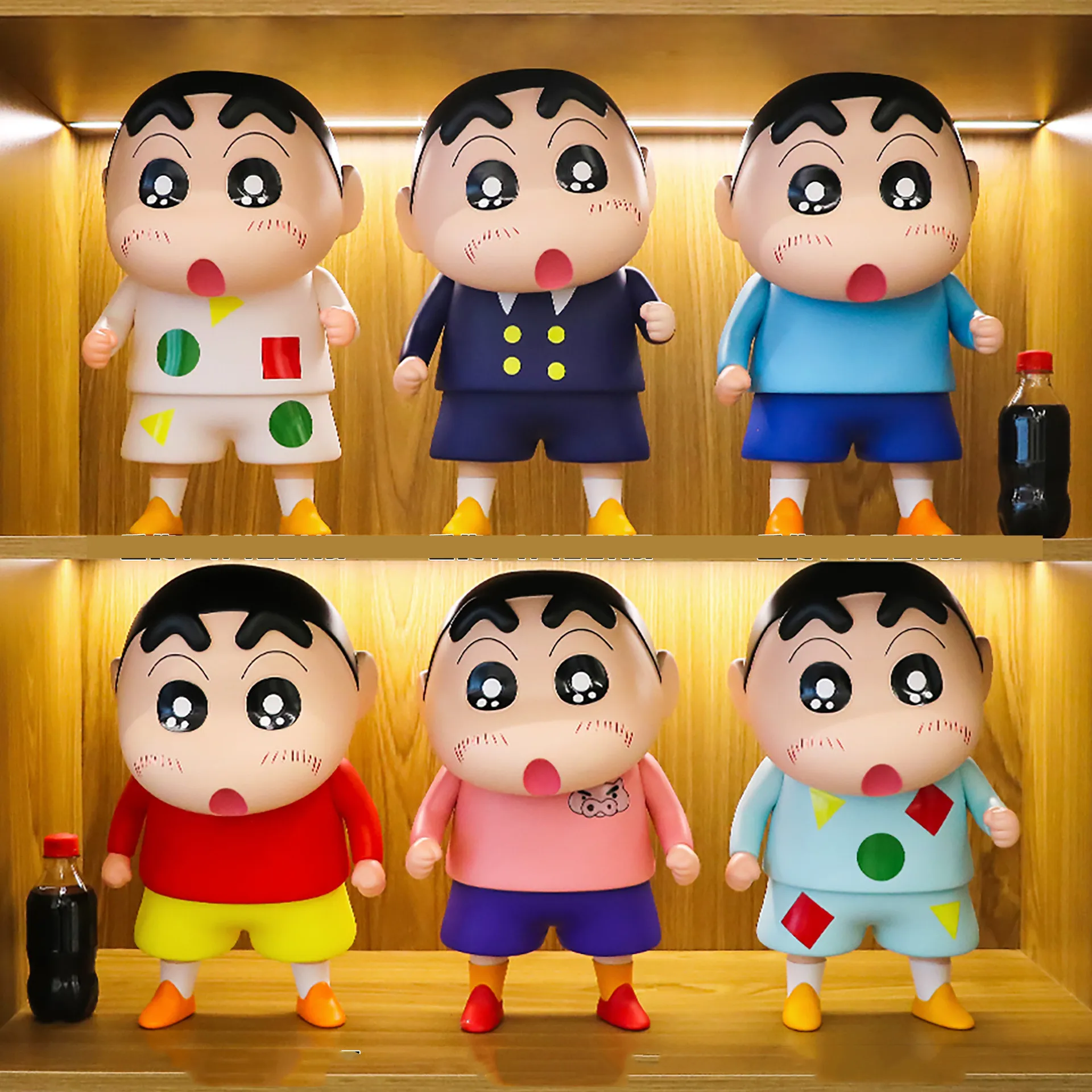 

40cm Large Crayon Shin-chan Figure Peripheral Series Model Car Ornament Doll Collection Decoration Anime Limited Birthday Gifts