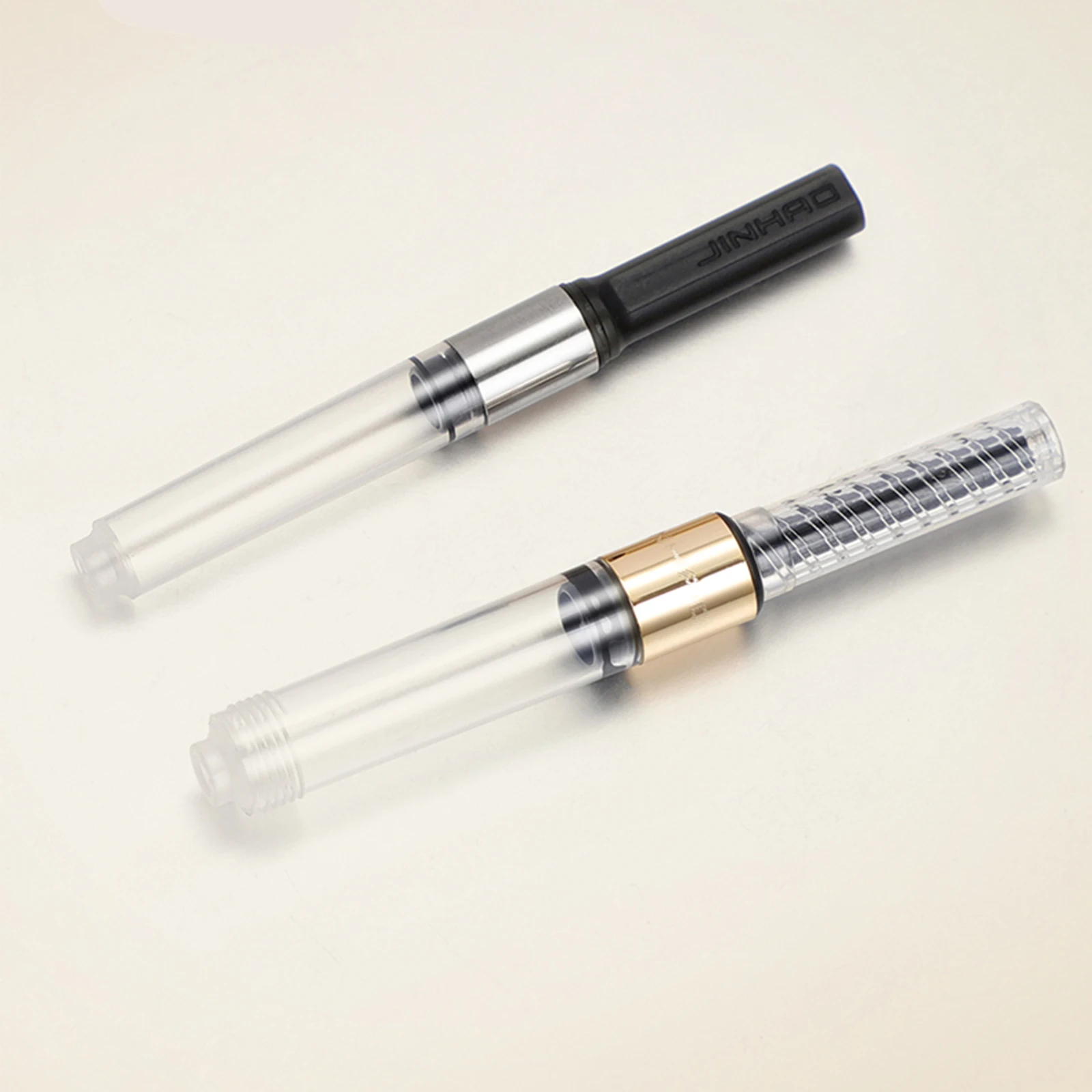Jinhao 9016 Transparent Fountain Pen Resin ink pens EF F M Nib Student School Stationery Business Office writing Supplies Gifts 6