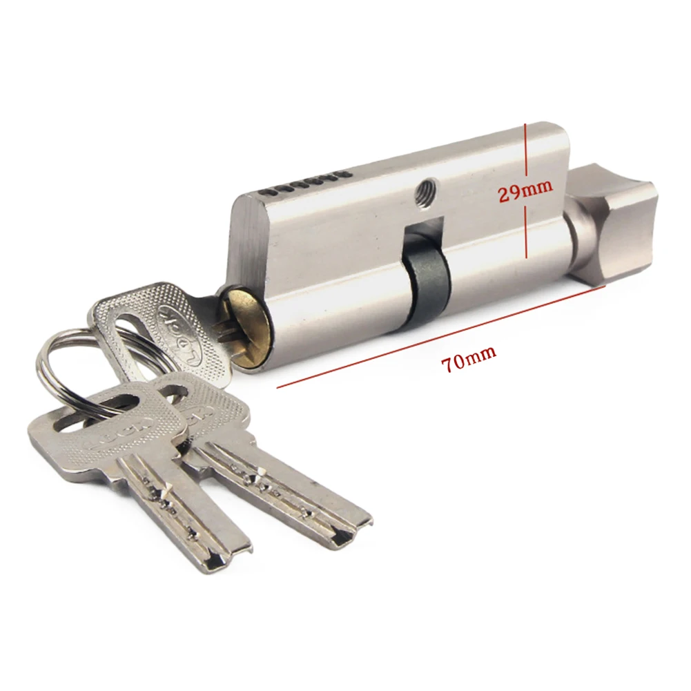 70 Lock Cylinder for Indoor Bedroom Doors And Anti-theft Entrance Zinc Alloy Aluminum Alloy Brass Door Lock