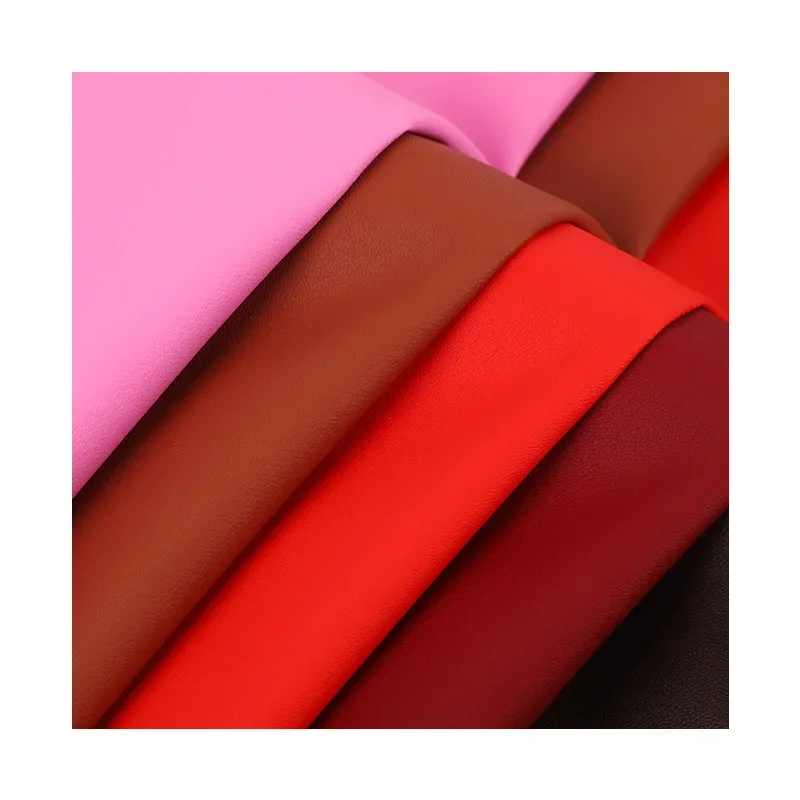 Soft Thin Lamb Patterned Artificial Leather for Clothing Bags And Shoes Washless Comfortable Fabric from China