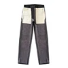 SAUCE ZHAN Mens Jeans Double-sided Rainbow Dyeing Sanforized Selvedge Denim Jeans Rainbow Regular Fit 14.5 Oz 2