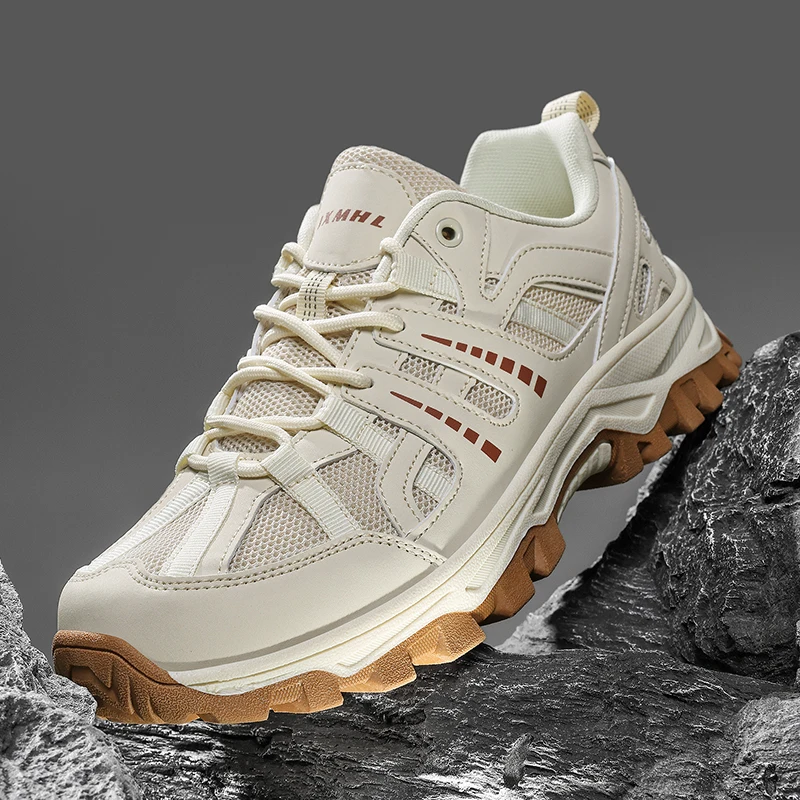 Unisex Hiking Shoes Women Outdoor Casual Shoes Breathable Mesh Men Walking Sneakers Female Trekking Footwear Fashion Climbing 1