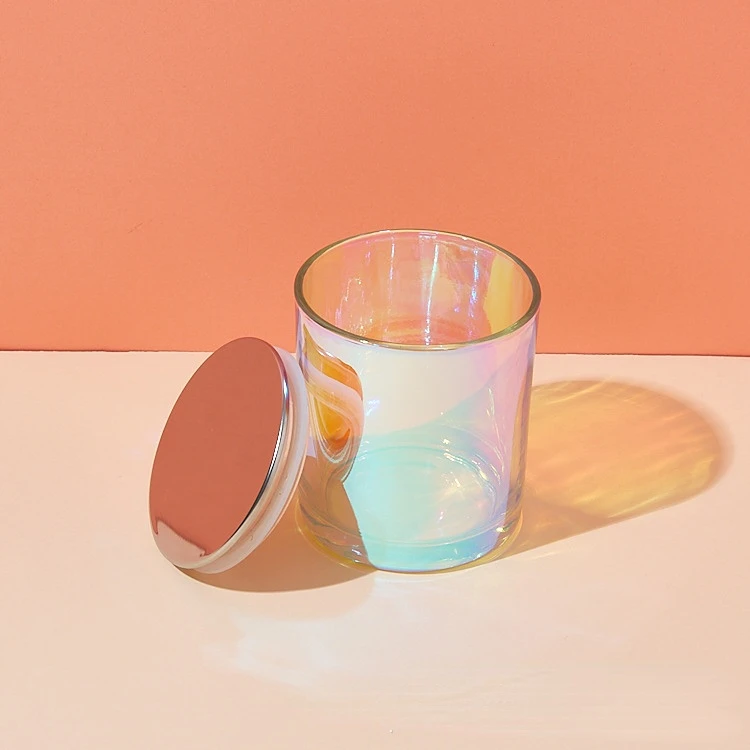 Jars for Candles Colored Transparent Candle Cup Candle Pot Home Decoration Homemade Cup Glass