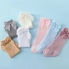 0-24Month Baby Girl Socks Toddler Bow Cotton Summer Mesh Lace Baby Knee Socks Newborn Infant Baby Princess Long Socks 2024 New 4