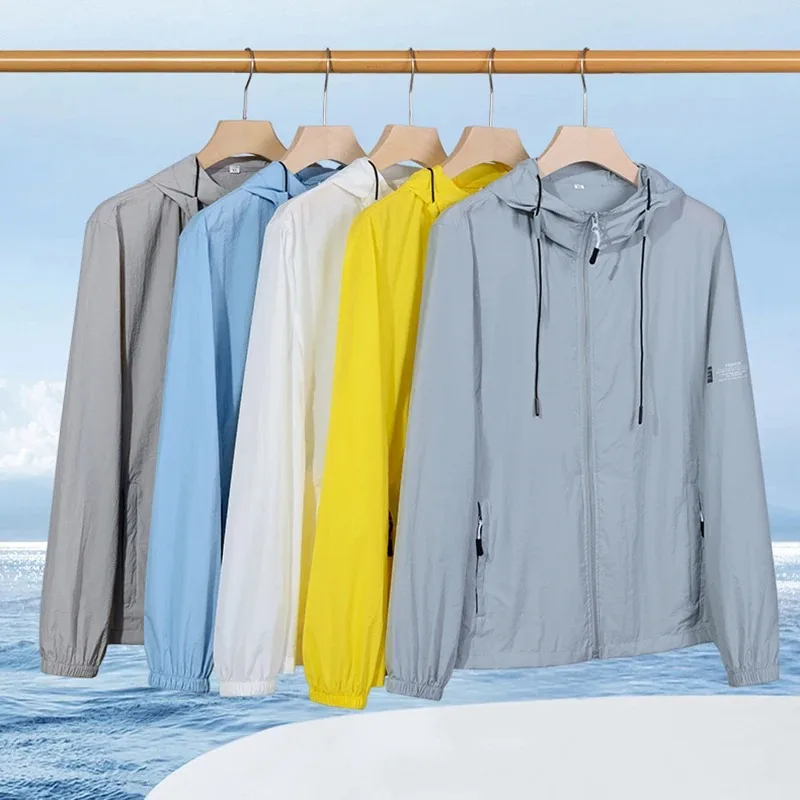 Sun Protection Jacket Fashionable Trendy Sun Protection Clothing Lightweight Breathable Couple's Cold Super Strong UV Protection
