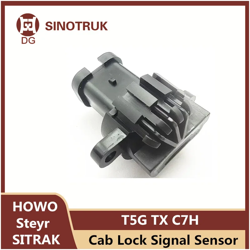 Cab Lock Signal Sensor For SIONTRUK HOWO T5G TX Steyr Hydraulic Lock Sensing Plug SITRAK C7H Truck Parts the speed sensor sensing plug is suitable for wei gear adjustable universal odometer m18m16