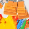 12pcs/set Oil Paint Brush Memory Nylon Paint Brushes For Cleaning Brush Watercolor Wooden Painting Brush Tools Art Supplies Set 5