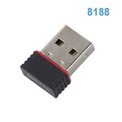 High-Speed USB WiFi Adapter - Compact Wireless Network Dongle for Enhanced Connectivity (8188 Version)