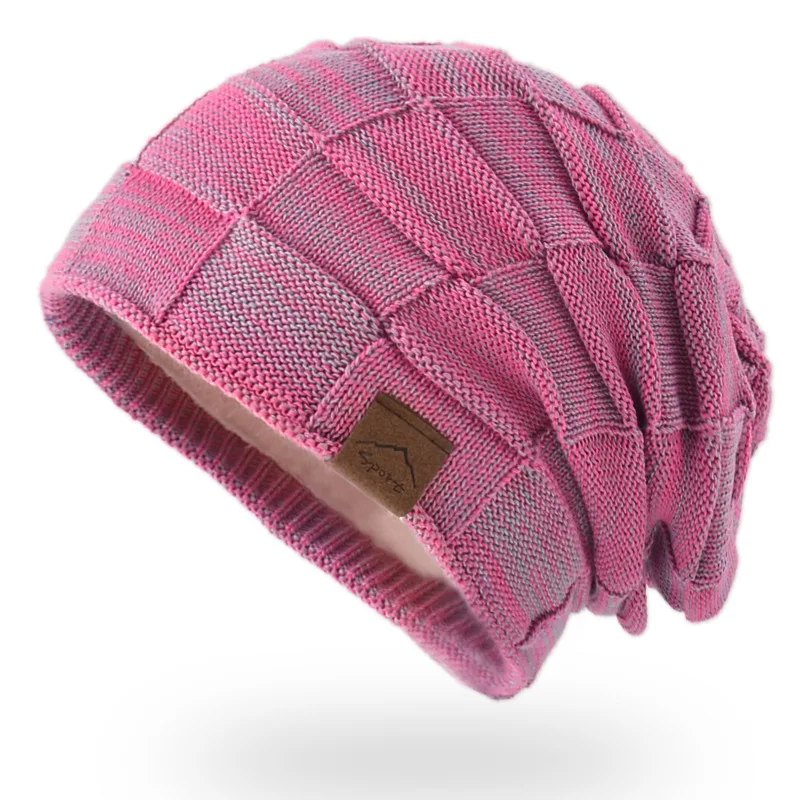 Women Men Winter Warm Hat For Adult Unisex Outdoor New Wool Winter Knitted Beanies Skullies Casual Hats Cap Dropshipping 3