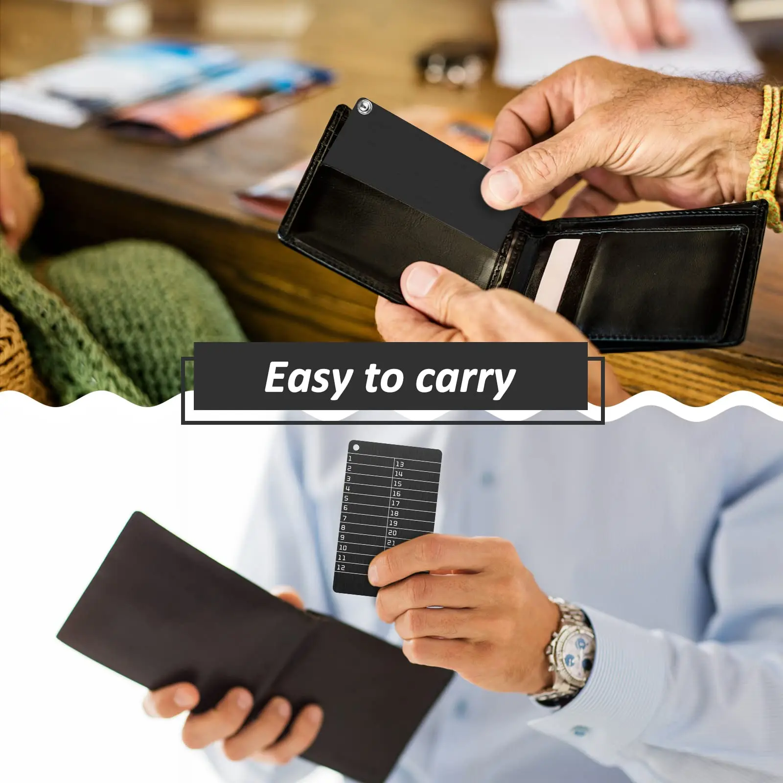 A set of aluminum alloy cold wallets suitable for cryptocurrency Bitcoin  password storage compatible with bip39 - AliExpress