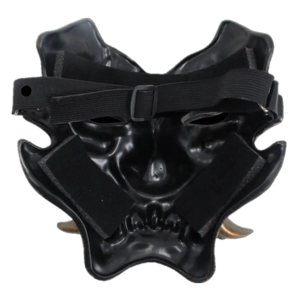 Gesichtsmaske aus Kunstharz für Gesichtslähmung, Prajna-Maske, Feiertagsparty-Spiel, Kunstharz-Handwerk, Sammlerstück, Dekoration – Detail 4