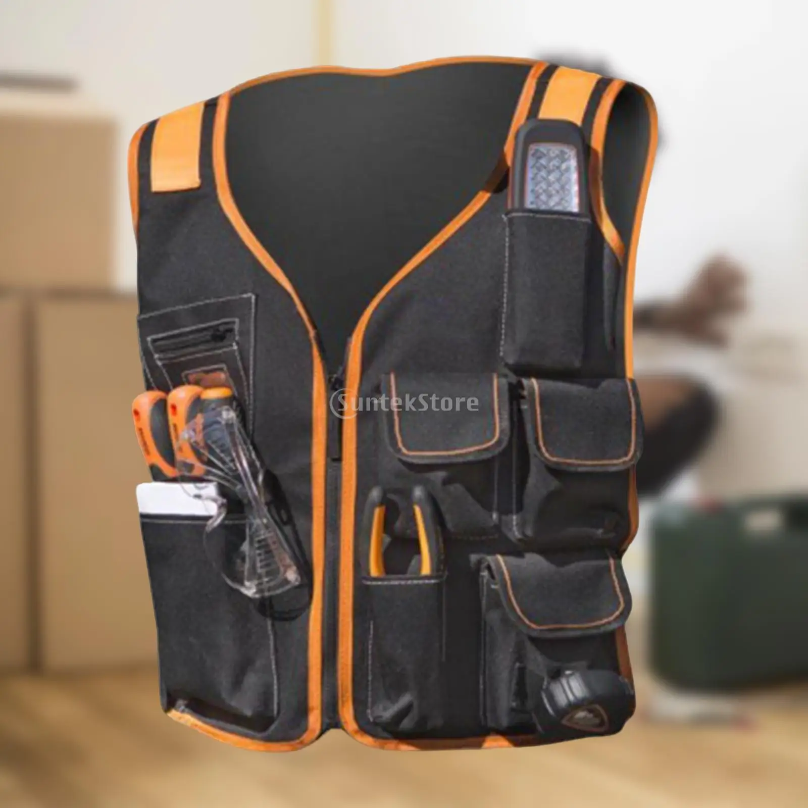 Gilet à outils, sac de poitrine, porte-perceuse, poche à outils, gilet de  charpentier pour le jardinage, sac de rangement, gilet multi-poches -  AliExpress