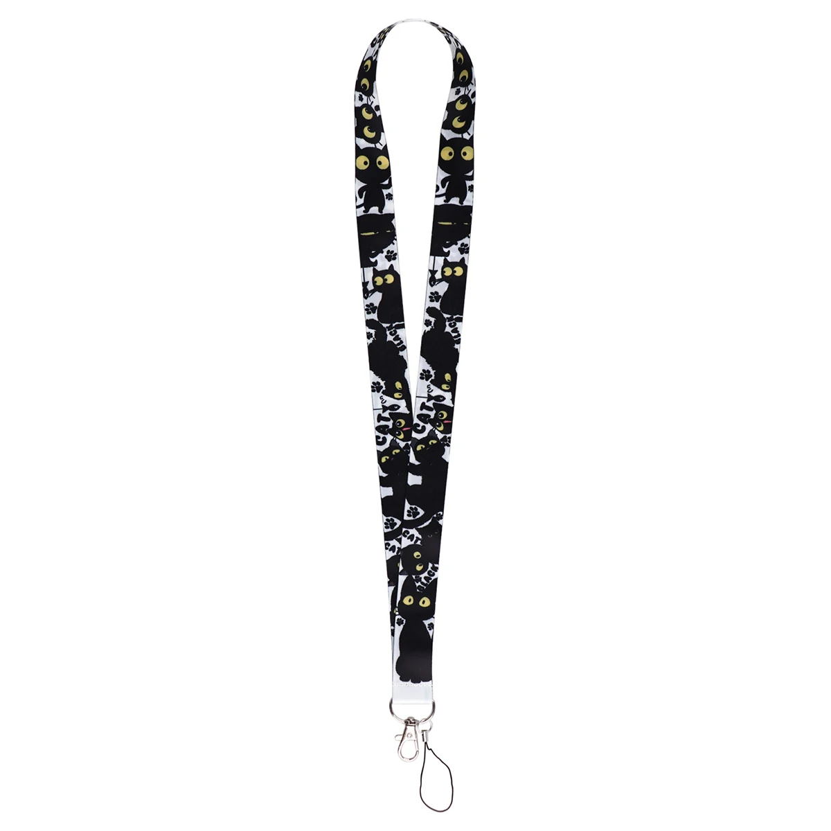 Black Cat Cute Lanyards for Key Neck Strap For Card Badge