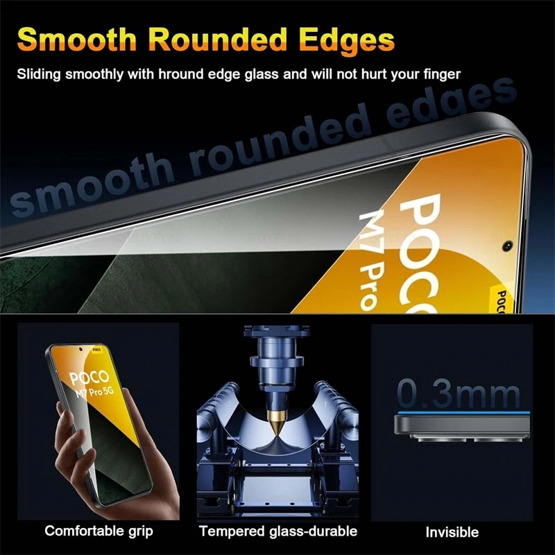 Premium HD Screen Protector - Clear Crystal 9H Glass, Anti-Scratch, Case Friendly, 5-Pack
