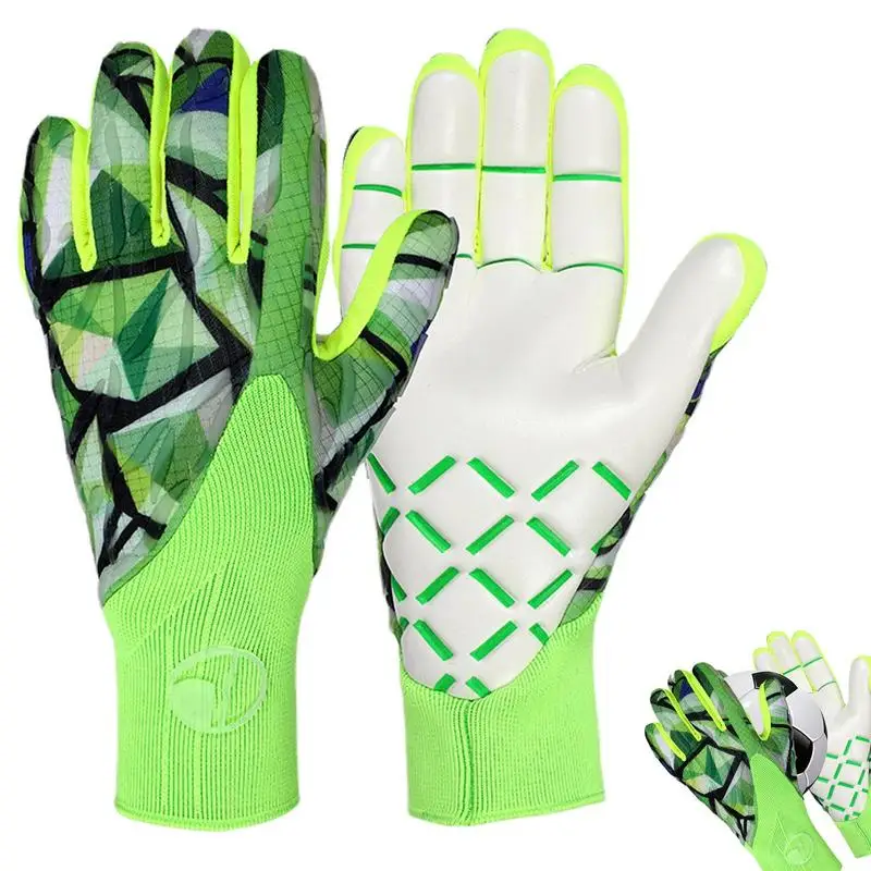 Football Goalkeeper Gloves Anti Slip Latex Goalkeeper Gloves Thickened