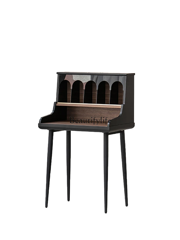 

Living Room Bedroom Retro Small Apartment Bedside Dressing Table Storage Cabinet