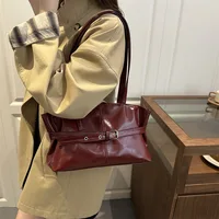 Sac à bandoulière grande capacité pour femmes, fourre-tout de banlieue, Simple, Vintage, transfrontalier, nouveau Style, Sensation polyvalente 2
