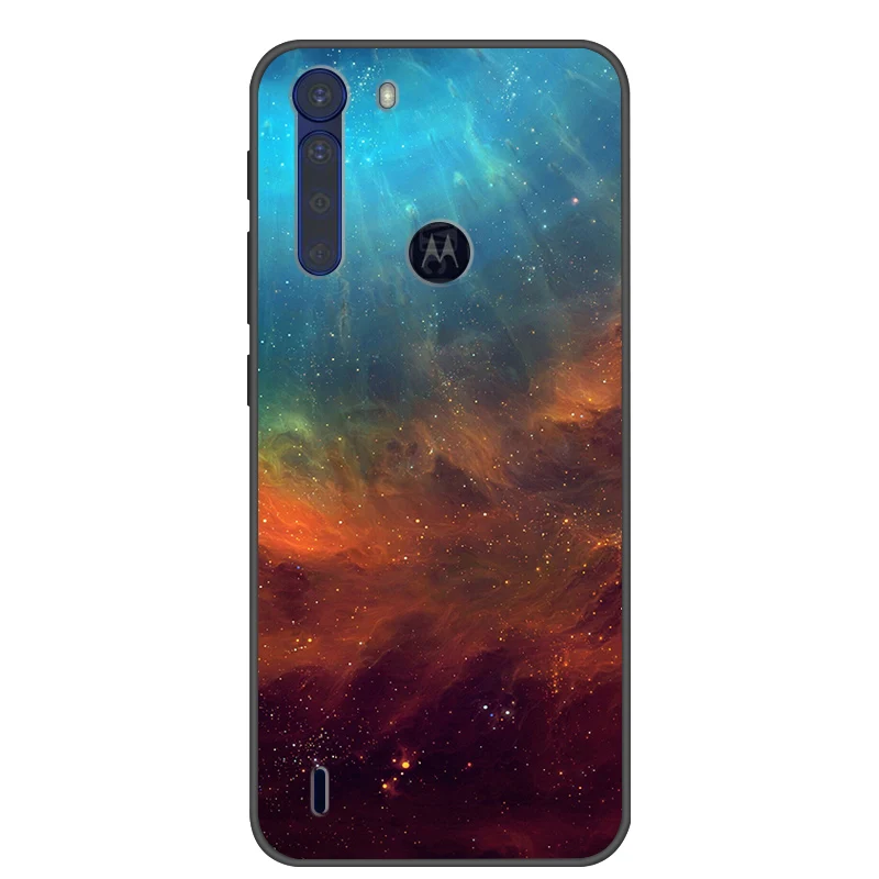Fashionable Cool Soft Silicone Cover for Motorola One Fusion+ Phone