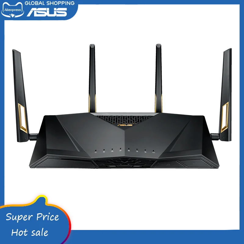 Eervol Misverstand shuttle Asus Rt-ax88u Ax6000 Dual Band Wifi 6 (802.11ax) Router Support Mu-mimo  Ofdma Technology With Aiprotection Pro Network Security - Routers -  AliExpress