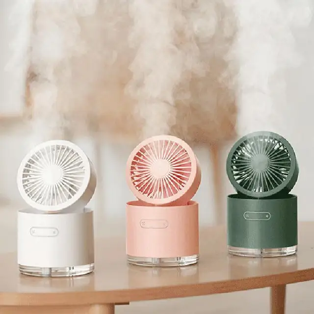 Állítható Utazási Ventilátor, Világítókkal Az Irodák Számára Nyári Kézi Kis Ventilátor Több Tartományban Újratölthető