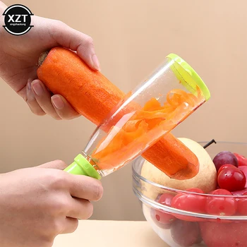 มีดปอกเปลือกผลไม้ผัก2 In1เครื่องมือสำหรับมันฝรั่งอเนกประสงค์ 2