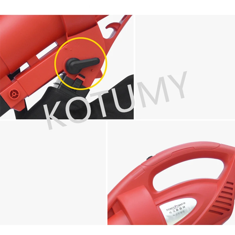 3200W High-Power Blowing Snow Blower Manual Blower Electric Suction Leaf Crusher Dust Removal and Cleaning Machine 4
