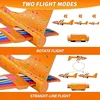 TEMI 4-Pack Foam Planes With 2 Launchers. For Boys 3-8. 4 LED Planes & 20 Darts. Outdoor Toys. 3