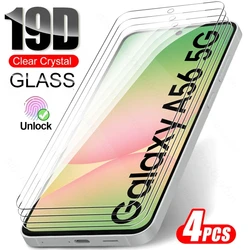 Crystal Clear 9H Protective Glass Screen Cover (4-Pack) for Samsung A16 5G (4Pieces)