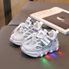 Baby Shoe Cartoon Casual Sneaker for Boy Kid Shoe Girl Illuminated Shoe Soft Sole Mesh Breathable Anti-slippery Tenis De Mujer 3