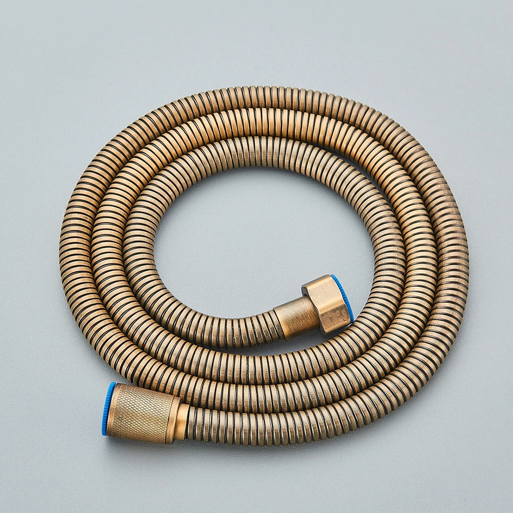 1.5MBathroom Replacement Shower Hose Hand Shower Replacement Flexible Hose/Pipe Black Bronze Faucet Hose Pipe