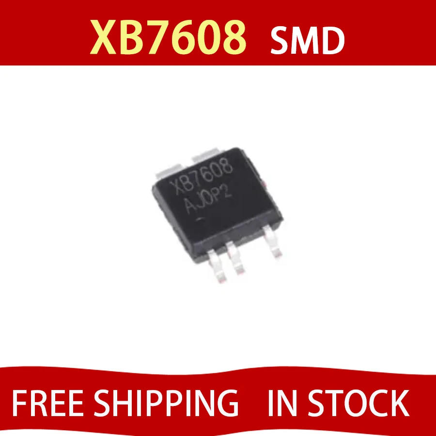 

10PCS/LOT XB7608 XB7608AJ XB7608AF CPC5 2.4A Lithium Battery Protection IC SMD Good Quality Chipset Free Shipping
