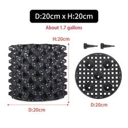 Enhanced Air Pruning Root Control Garden Container (D20XH20 1PCS)