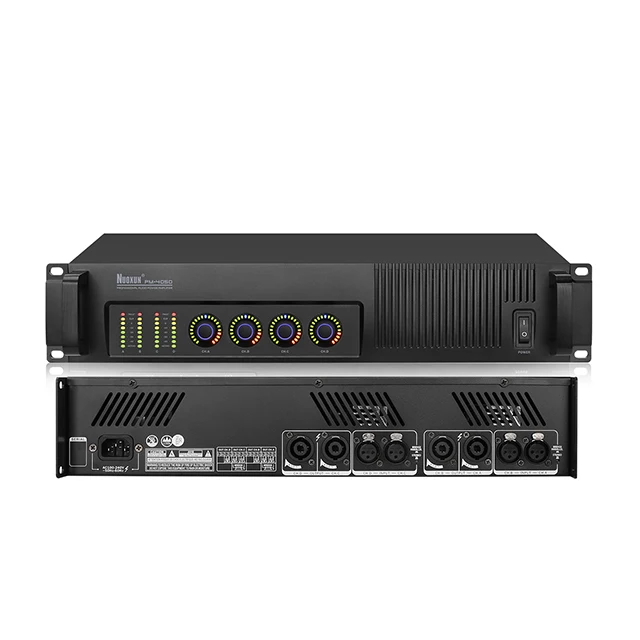 

4 Channels Professional audio amplifier class D 2U digital power amplifier