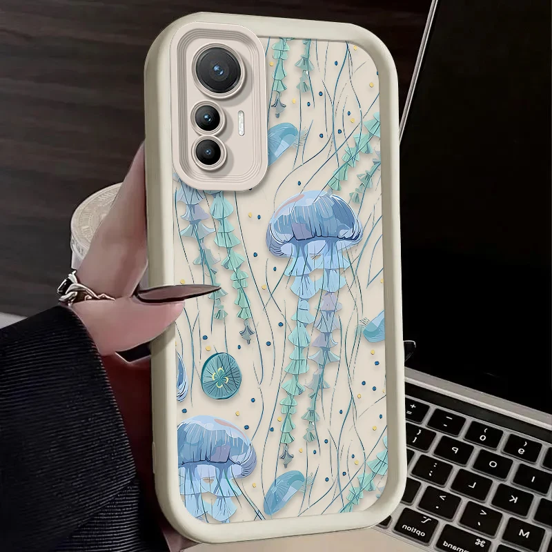 Fashion Pink Jellyfish Phone Case